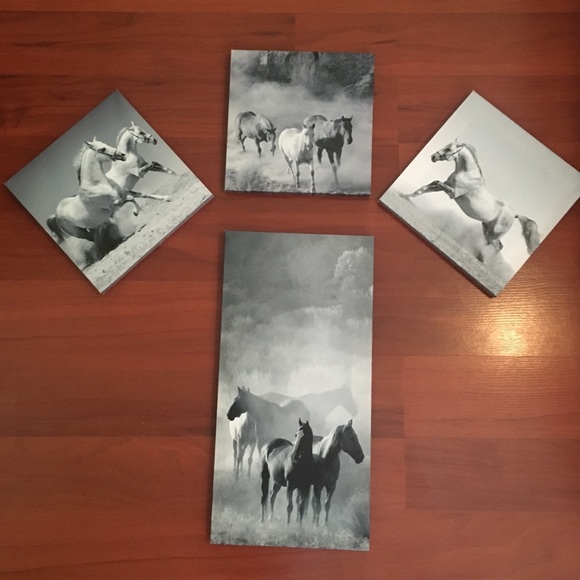 Horse canvas painting collage *5 pieces* - Picture 7 of 7